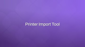Printer Import Tool