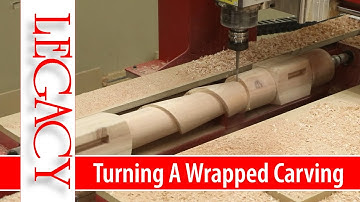 The Best Way To Carve A Wrapped Scroll Twist Table Leg - Problem Solving With Legacy CNC Woodworking
