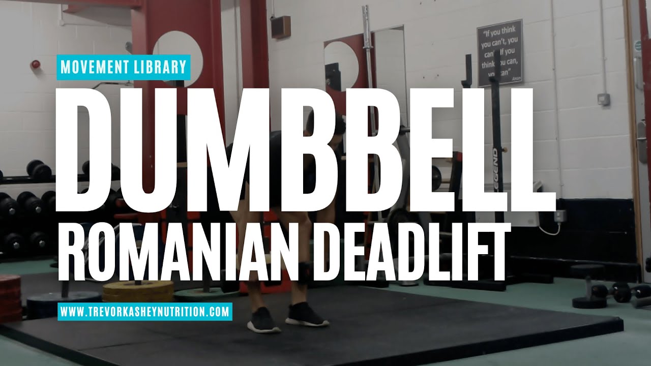 Dumbbell Romanian Deadlift – How to Perform It Correctly | Trevor ...