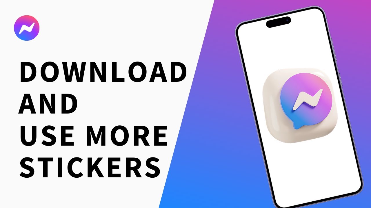 Как загрузить и использовать больше стикеров в Messenger