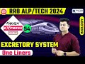 Harish express for rrb alptech 2024  excretory system  biology one liners by harish sir