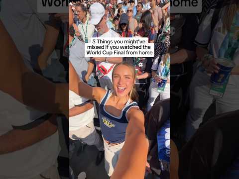5 things you missed if you watched the World Cup Final from home #fifaworldcup2026
