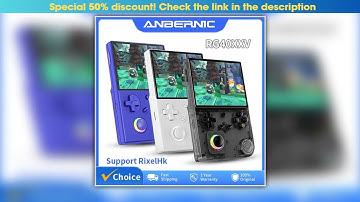 ANBERNIC RG40XXV Retro Handheld Game Console 4 IPS Screen RGB Joystick Video Ebook Player Supports