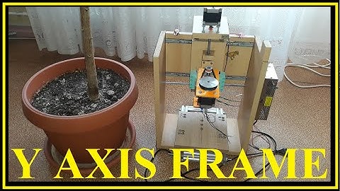 CNC BUILD PART 34 - THE FRAME AND THE LINEAR GUIDES OF THE Y AXIS