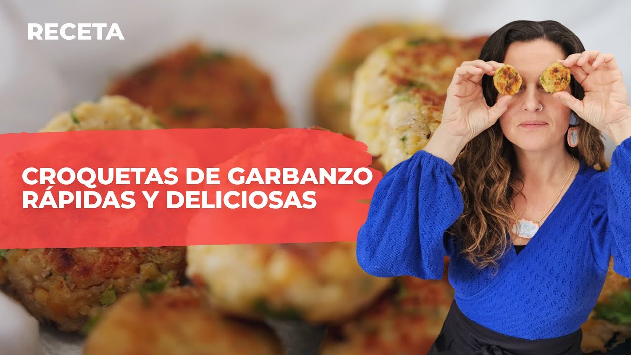 ¡Croquetas de Garbanzos deliciosas y rápidas de hacer! | Connie Achurra