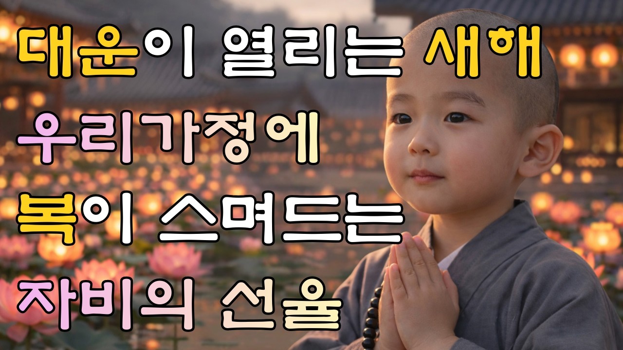 새해를 여는 가피기도 🙏 복이 흐르는 집안의 노래 #건강 #가족  #대운 #만복기원