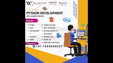FULL STACK PYTHON DEVELOPMENT WITH 100% PLACEMENT GUARANTEE