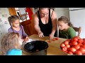 Canning Tomato Sauce Detailed Step by Step