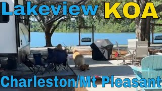 This KOA Lakefront Spot Will Take Your Breath Away Charleston, SC