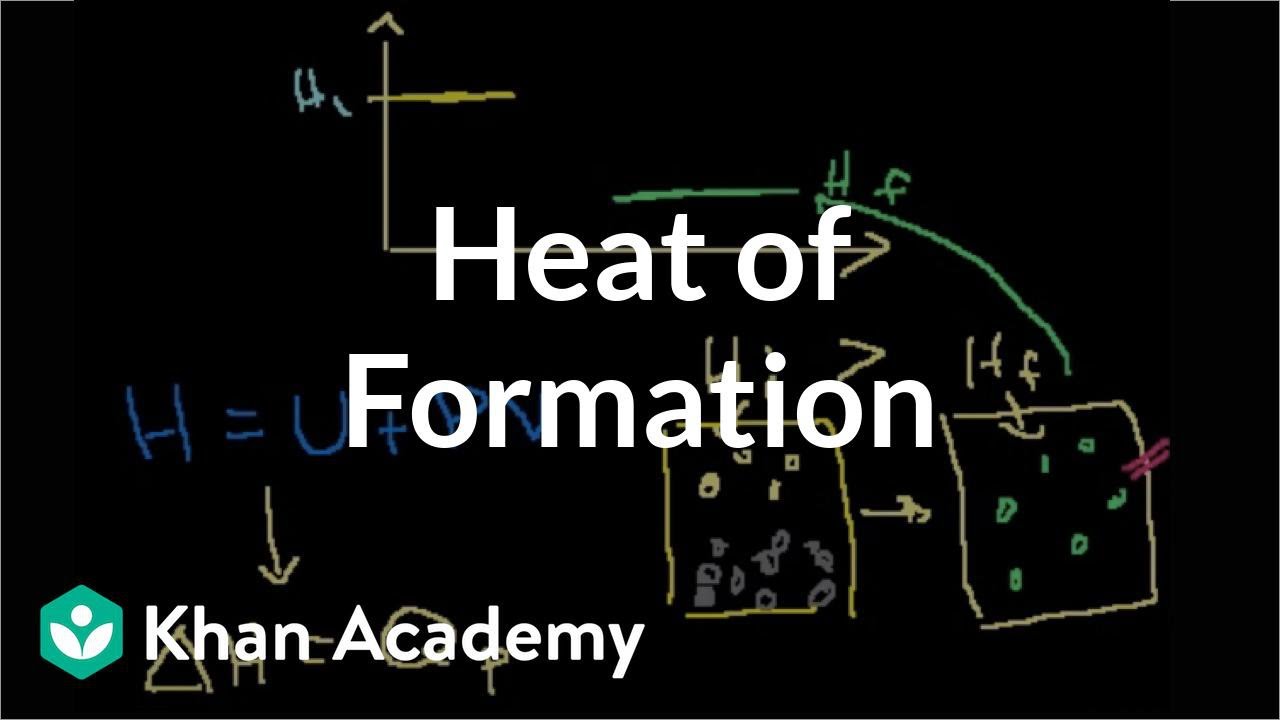 Heat Of Formation Chart