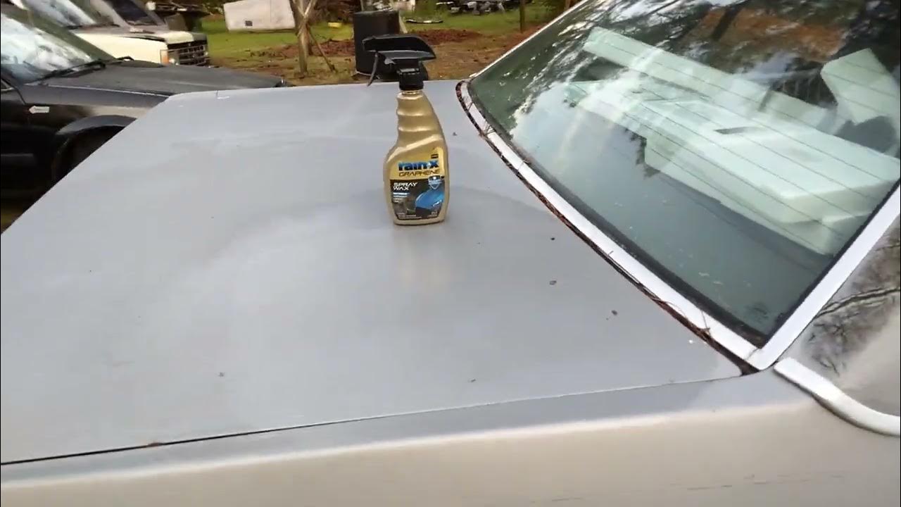 rain x pro graphene spray wax test on dull paint will it sheet YouTube