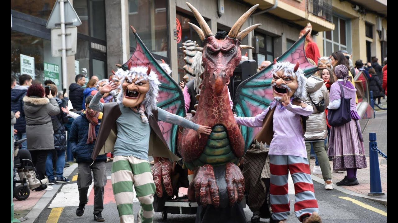 Portugalete recibe a Olentzero con todos los honores