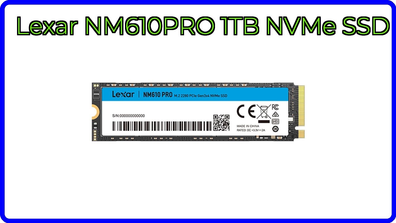 REVIEW (2026): Lexar NM610PRO 1TB NVMe SSD. ESSENTIAL details