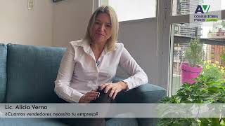 Alicia Verna: Estructura ¿Cuantos vendedores necesita tu empresa?