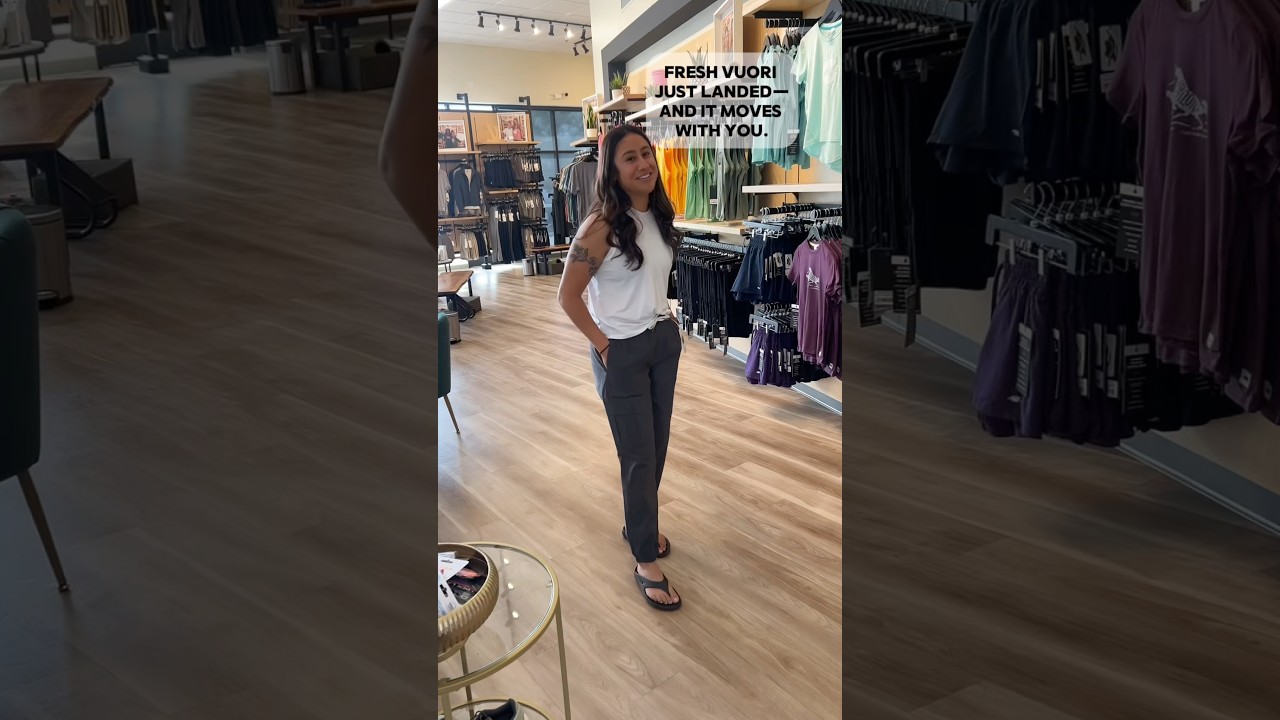 Try-On: Vuori Energy Tank + Birch Joggers at Tortoise and Hare Sports