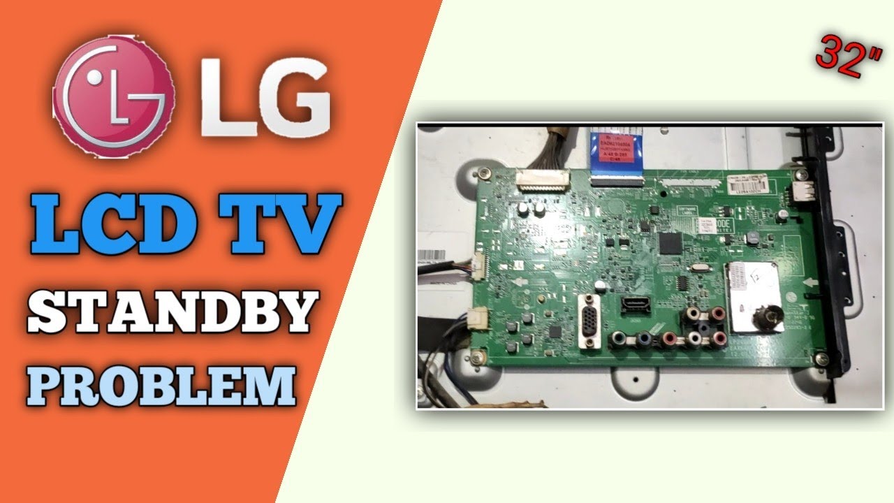 Lg Lcd Tv Stand By Problem // standby solution // PREMELECTRONICS