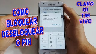 COMO BLOQUEAR O PIN DO CHIP QUALQUER OPERADORA