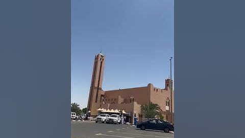 أذان صلاة الجمعة الأول من جامع الملك فهد رحمه الله  بصوت القارئ نواف عزيز