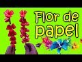 Como hacer flores de papel sencillas y fáciles