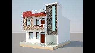 3ds max- Exterior modeling Part 10 (in hindi)