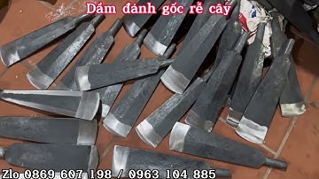 Bộ dầm rèn từ nhíp xe.đánh cây công trình,đánh rễ cây khoẻ nhất.được rèn thủ công.em gửi miễn ship.