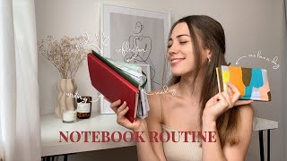 Notebook Routine | Meine Journals & Ideen, Notizbücher zu füllen 🌷