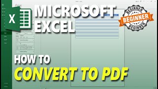 How To Convert Microsoft Excel To Pdf
