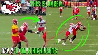 PATRICK MAHOMES & CYRUS ALLEN Dominated 11 on 11s At Chiefs TRAINING CAMP... | Day 3 Highlights |