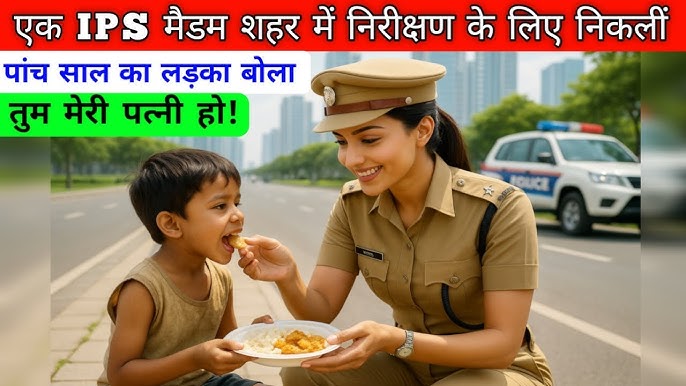 एक IPS मैडम शहर में निरीक्षण के लिए निकलीं, एक पांच साल का लड़का बोला तुम मेरी पत्नी हो! फिर तो...