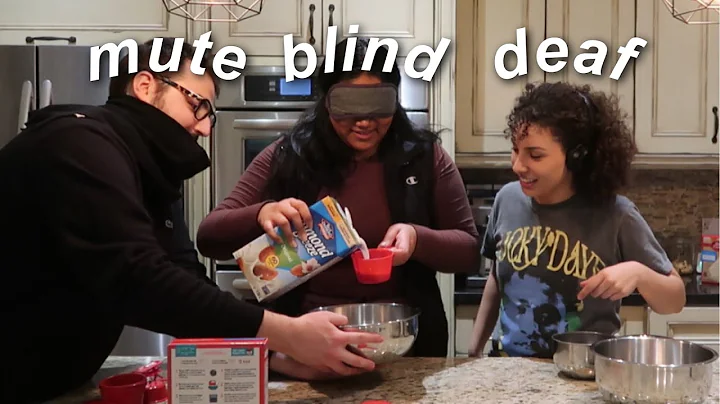 BLIND, MUTE, DEAF BAKING CHALLENGE *under the infl...