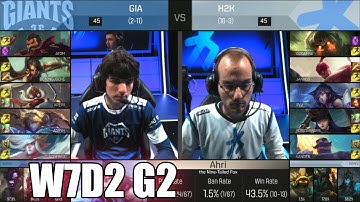 GIANTS vs H2K Gaming | Week 7 Day 2 S6 EU LCS Spring 2016 | GIA vs H2K G2 W7D2