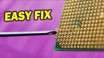 How I quickly and easily FIXED 2 Ryzen 2700X CPUs with BENT Pins