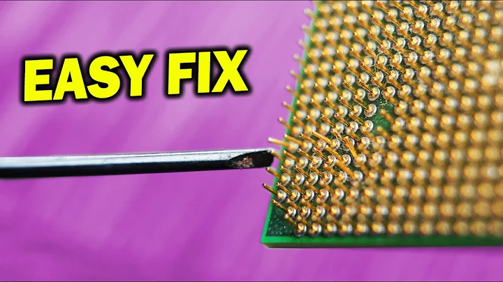 How I quickly and easily FIXED 2 Ryzen 2700X CPUs with BENT Pins