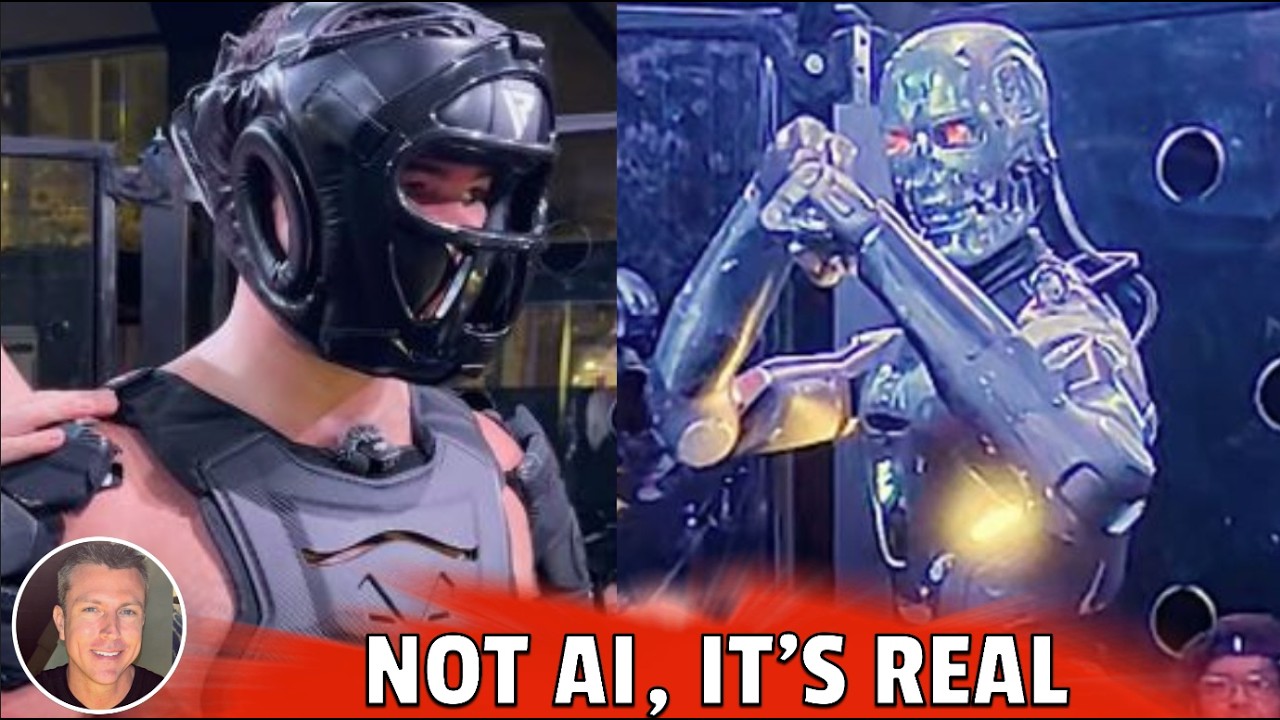 This Is NOT AI — Man Actually Fights a T-800 Robot - And This is Only The Start