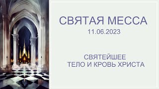 11.06.23 Святая месса. Святейшее Тело и Кровь Христа