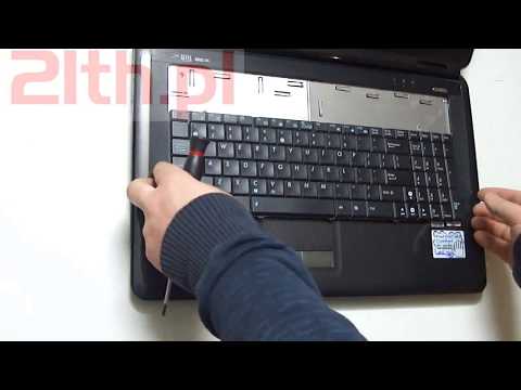 How to replace keyboard Asus PRO79I alse in K50 K70 - YouTube
