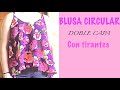 BLUSA DOBLE CAPA ONDULADA