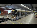 Tram line 4 departs from De Broukère in Brussels