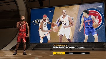 Rare // Best Kobe Bryant Build! Pro Contact Dunks! HOF quick first step! Mid-Range Combo Guard 2K23