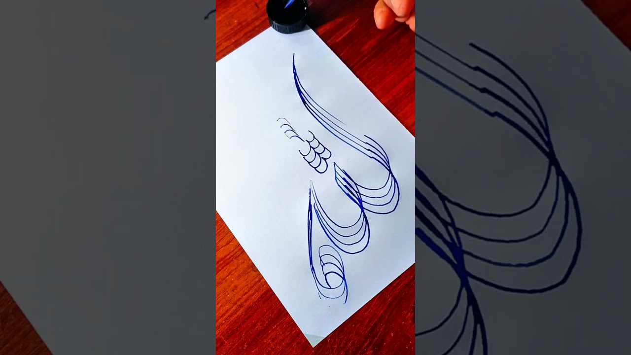 Creative Spoon Art: Writing Allah in Arabic | #Shorts