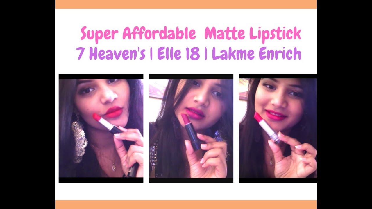 Super Affordable Matte Lipstick Under 100 Rs | Available in India | Vanshika singh