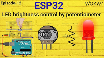 Control LED Brightness with Potentiometer & ESP32 | Easy ESP32 Tutorial