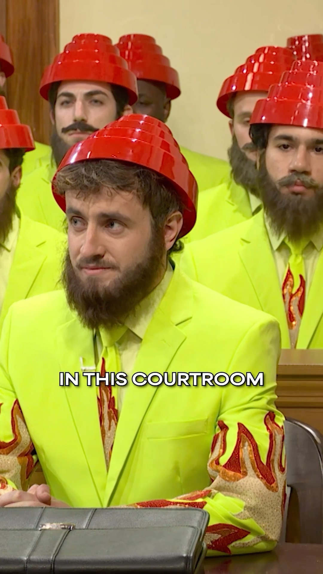 the classic courtroom shuffle