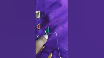 aari tips for stone/#shorts #aariwingsworld #aariwork #aariclass #bridal #aari #stone #embroidery