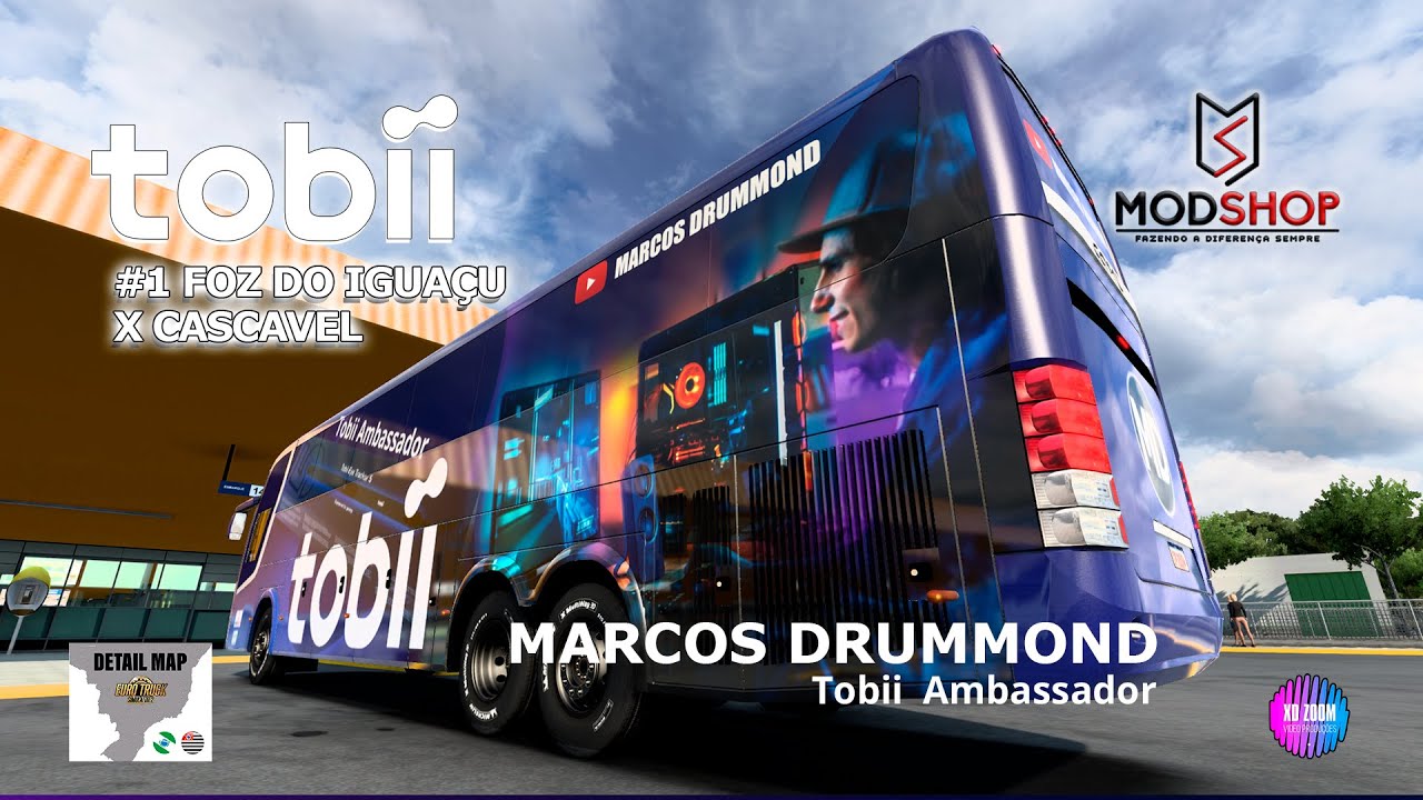 #1 Detail Map + Mod-Shop Campione 3.65 + XDZOOM SKIN + Tobii Eye Traker 5 - Foz do Iguaçu x Cascavel