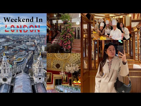 Weekend in London 🇬🇧 work trip, luxury travel consultant, Claridge's, frameless exhibit, Connaught