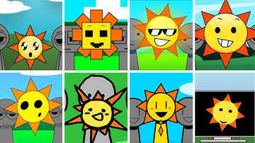 Incredibox - Sprunki but Only MR. SUN in ALL different mods