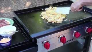 Hearty Breakfast on the Flat Top Grill
