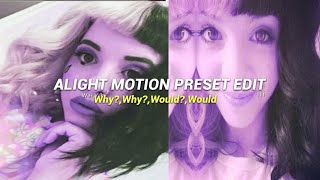 Poggers edit Preset Tiktok trend, Why? Why? Would? Would? || Alight Motion