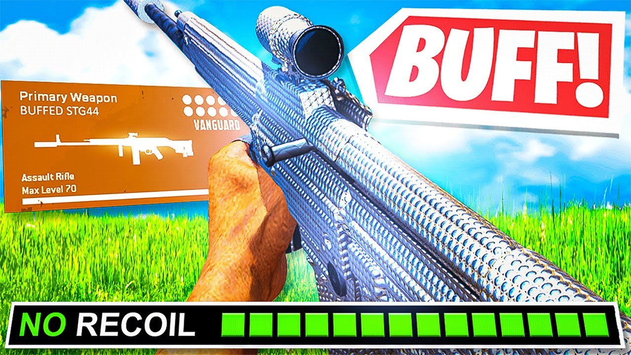 NEW STG44 BUFF REMOVED ALL RECOIL in Warzone.. (Best STG44 Class After Update)